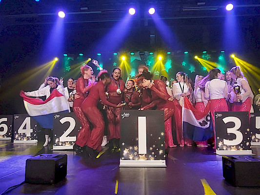 High Heels dansgroep van Huzlers Collective Europees kampioen!